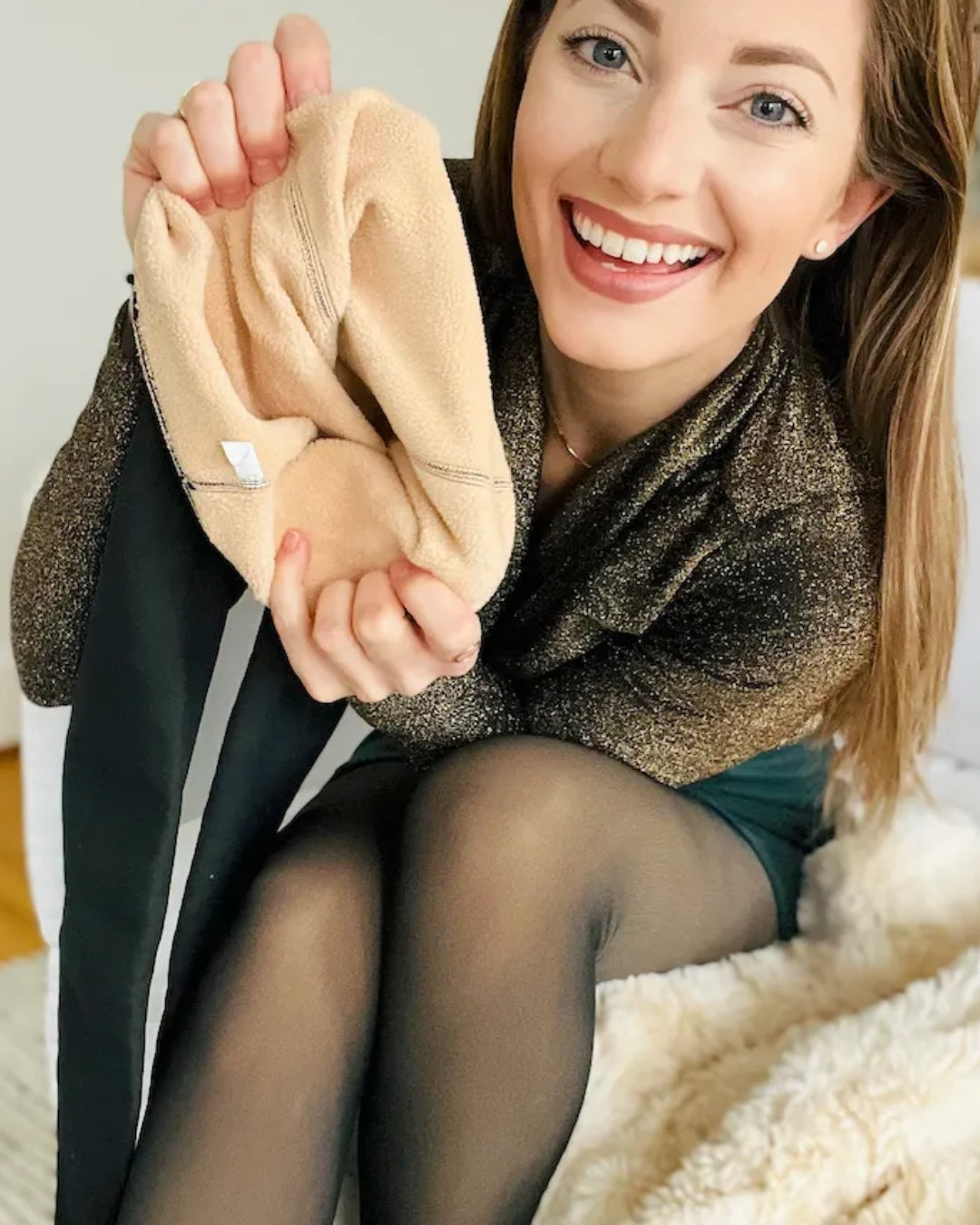 ThermaSculpt Fleece-Lined Tights